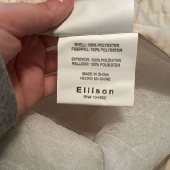 Two king square pillow euro shams - Picture 2 of 2